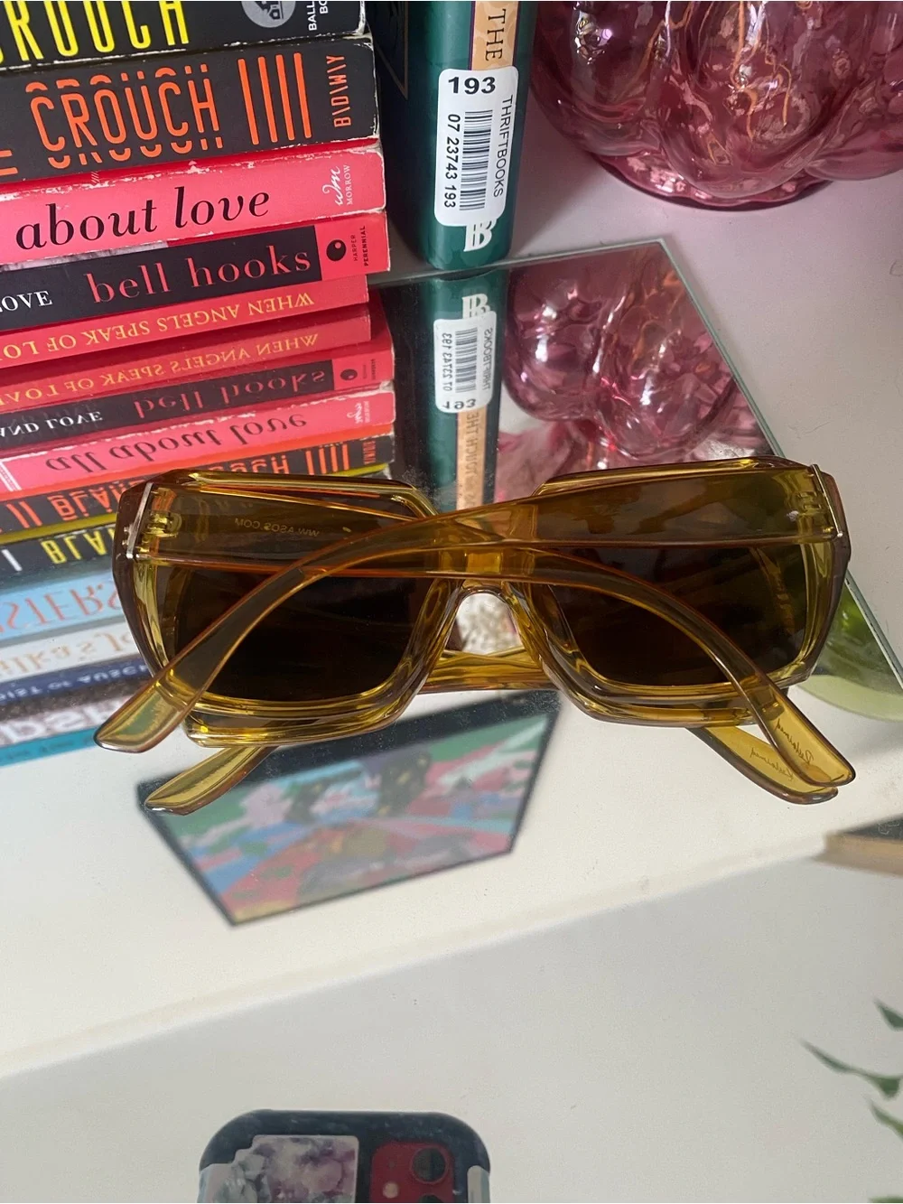 Square Yellow Sunglasses